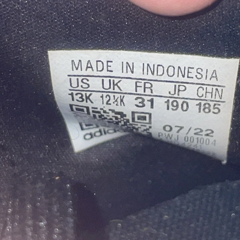 Replacement Left Shoe Adidas Post move Sneaker Hi-top Size 13K‎